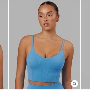 LSKD azure blue streamline bra